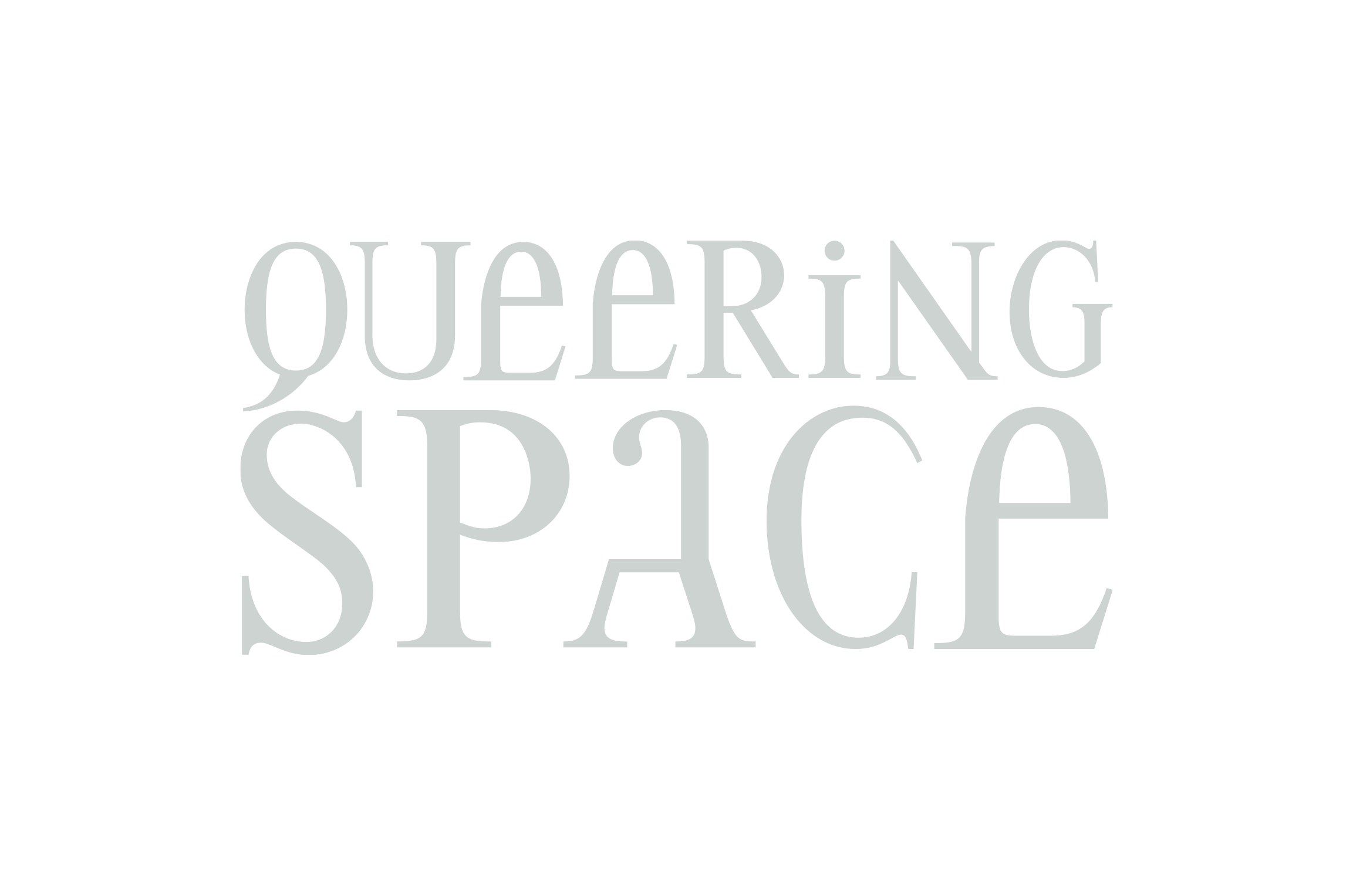 Conference identity for Queering Space